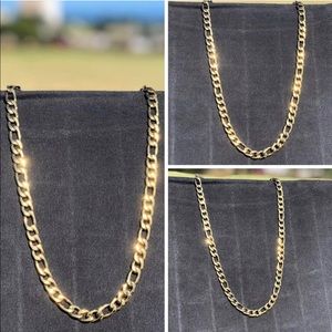 18k Gold Filled Figaro Chain Necklace